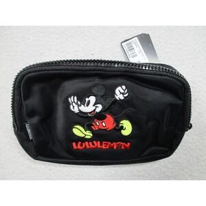 Lululemon Everywhere Belt Bag Womens O/S Black Disney Mickey Mouse Collab